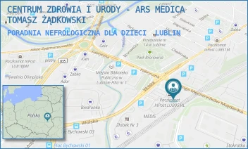 PORADNIA NEFROLOGICZNA DLA DZIECI - CENTRUM ZDROWIA I URODY - ARS MEDICA TOMASZ ŻĄDKOWSKI - WOLSKA 11,  LUBLIN