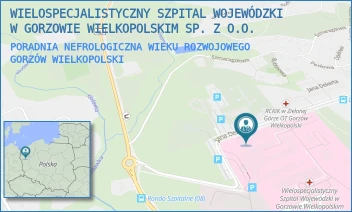 PORADNIA NEFROLOGICZNA WIEKU ROZWOJOWEGO - WIELOSPECJALISTYCZNY SZPITAL WOJEWÓDZKI W GORZOWIE WIELKOPOLSKIM SP. Z O.O. - UL. JANA DEKERTA 1, GORZÓW WIELKOPOLSKI