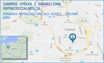 PORADNIA NEFROLOGICZNA DLA DZIECI - SANOMED SPÓŁKA Z OGRANICZONĄ ODPOWIEDZIALNOŚCIĄ - UL. FRYDERYKA CHOPINA 21/2, ZIELONA GÓRA