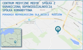 PORADNIA NEFROLOGICZNA DLA DZIECI - CENTRUM MEDYCZNE MEDYK  SPÓŁKA Z OGRANICZONĄ ODPOWIEDZIALNOŚCIĄ SPÓŁKA KOMANDYTOWA - UL. FRYDERYKA SZOPENA 1,  RZESZÓW