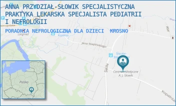 PORADNIA NEFROLOGICZNA DLA DZIECI - ANNA PRZYDZIAŁ-SŁOWIK SPECJALISTYCZNA PRAKTYKA LEKARSKA SPECJALISTA PEDIATRII I NEFROLOGII - UL. KOPALNIANA 17A,  KROSNO
