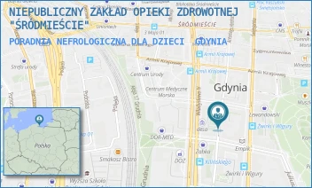 PORADNIA NEFROLOGICZNA DLA DZIECI - NIEPUBLICZNY ZAKŁAD OPIEKI ZDROWOTNEJ "ŚRÓDMIEŚCIE" - UL. ANTONIEGO ABRAHAMA 57,  GDYNIA