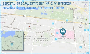 PORADNIA NEFROLOGICZNA DLA DZIECI - SZPITAL SPECJALISTYCZNY NR 2 W BYTOMIU - UL. BATOREGO 15,  BYTOM