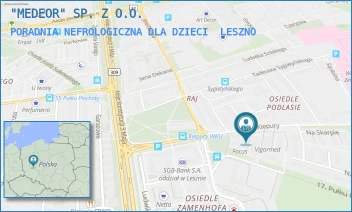 PORADNIA NEFROLOGICZNA DLA DZIECI - "MEDEOR" SP. Z O.O. - JANA KIEPURY 10, LESZNO