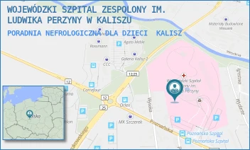 PORADNIA NEFROLOGICZNA DLA DZIECI - WOJEWÓDZKI SZPITAL ZESPOLONY IM. LUDWIKA PERZYNY W KALISZU - POZNAŃSKA 79, KALISZ